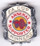 Arsenal - Insert : FA Cup Winners, Large Silver