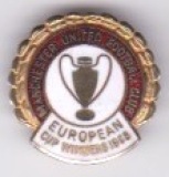 Manchester United - ECWC Winners 1968 Rosette - Reeves
