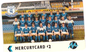 Mercury Phonecard - Squad