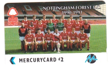 Mercury Phonecard - Squad