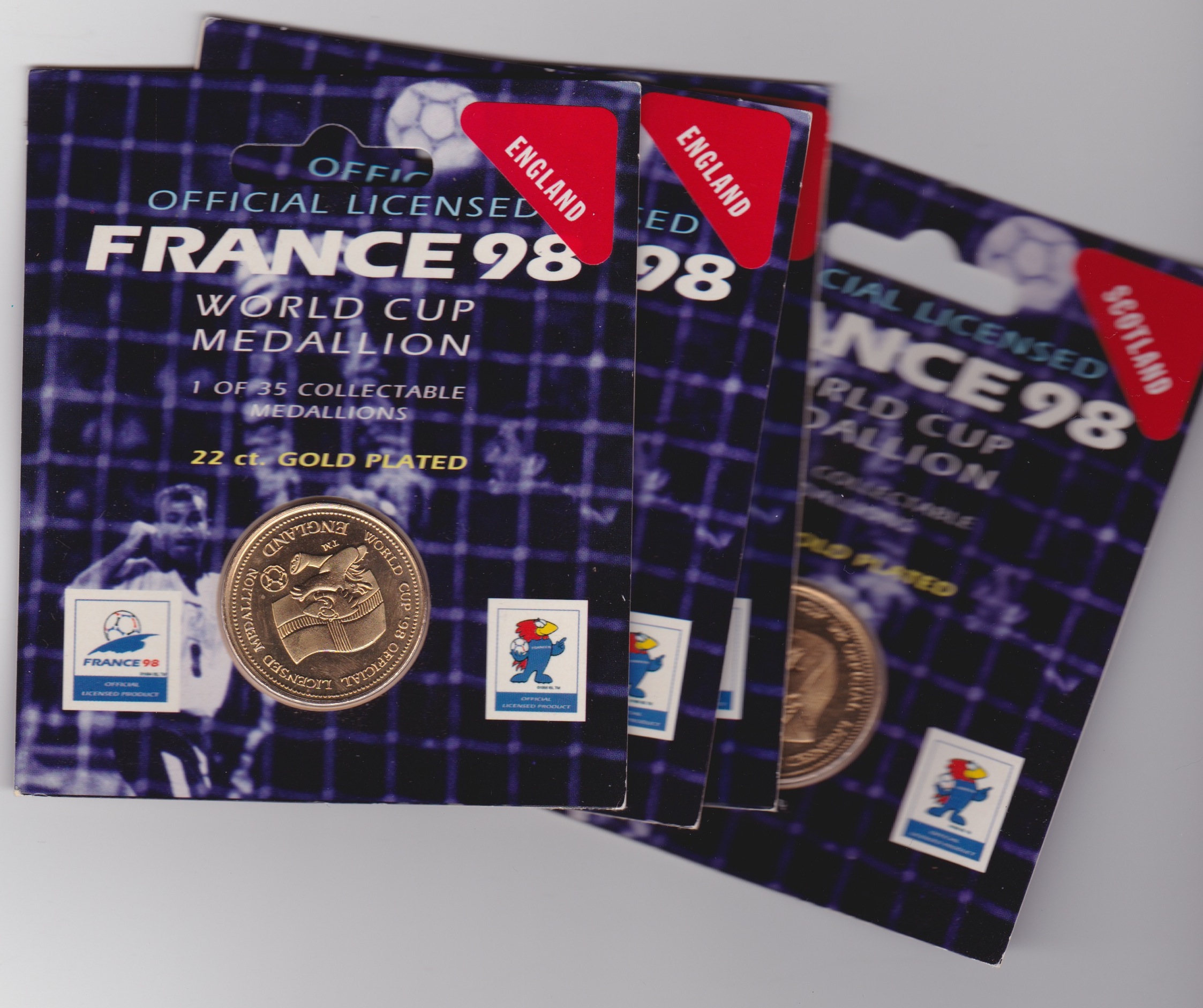 World Cup 1998 Official Coin (wrapped)