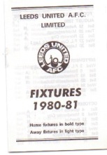 Fixture Card 80/81